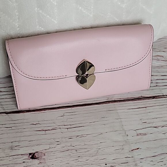 KATE SPADE Pink Smooth Leather Wallet - Picture 2 of 12